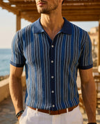 Osric Men's Vintage Striped Polo