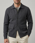 Ashwood Men's Virgin Wool Cardigan Jacket