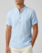 Ashcombe Men's Linen Pullover Shirt