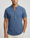 Ashcombe Men's Linen Pullover Shirt