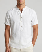 Ashcombe Men's Linen Pullover Shirt