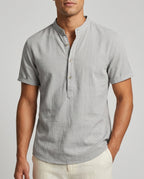 Ashcombe Men's Linen Pullover Shirt