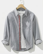 Farringdon Men's Striped Placket Shirt