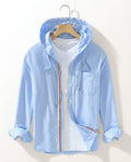 Kensworth Men's Hooded Cotton Shirt