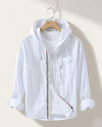 Kensworth Men's Hooded Cotton Shirt