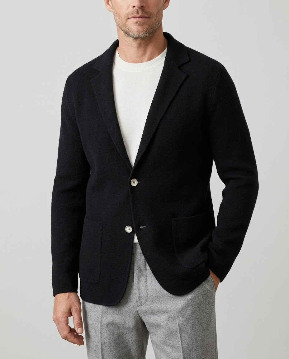Beaumont Men's Cashmere Blazer Cardigan