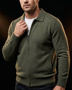 Ellsworth Men's Cashmere Zip Cardigan