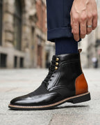 Aldric Men's Brogue Leather Boots