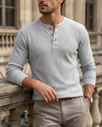 Renshaw Men's Waffle Knit Henley
