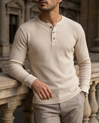 Renshaw Men's Waffle Knit Henley
