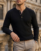 Renshaw Men's Waffle Knit Henley
