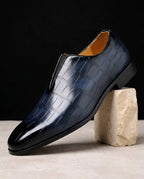 Ashgrove Men's Croc Embossed Dress Shoes