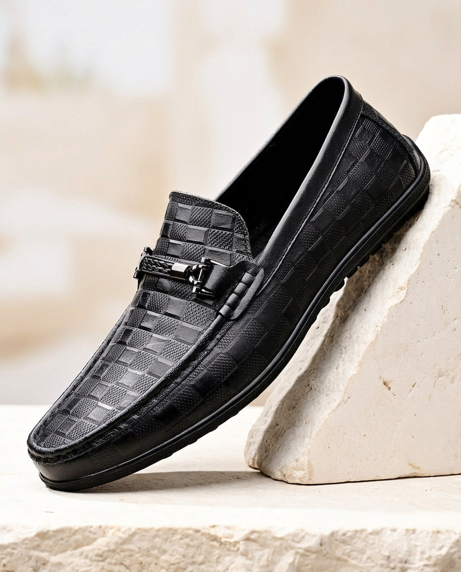Kellerman Men's Leather Bit Loafers