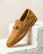 Emery Men's Perforated Suede Loafers