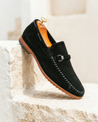 Emery Men's Perforated Suede Loafers