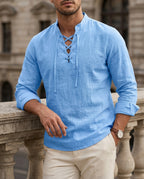Castellan Men's Renaissance Linen Shirt