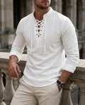 Castellan Men's Renaissance Linen Shirt