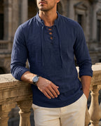 Castellan Men's Renaissance Linen Shirt