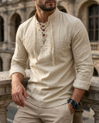 Castellan Men's Renaissance Linen Shirt