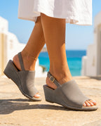Amara Women's Slingback Wedge Sandals