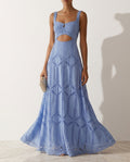 Ophelia Women's Crochet Cutout Maxi Dress