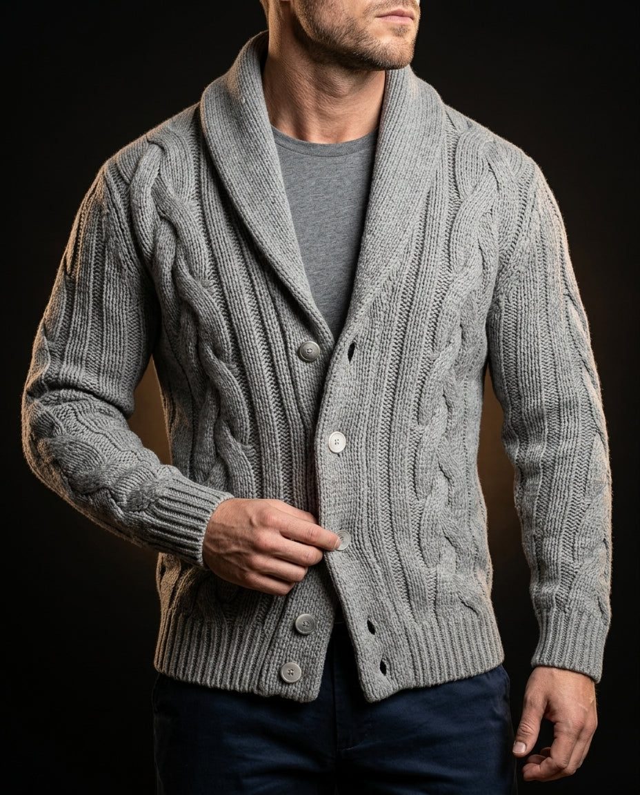 Whitfield Men's Shawl Collar Cardigan