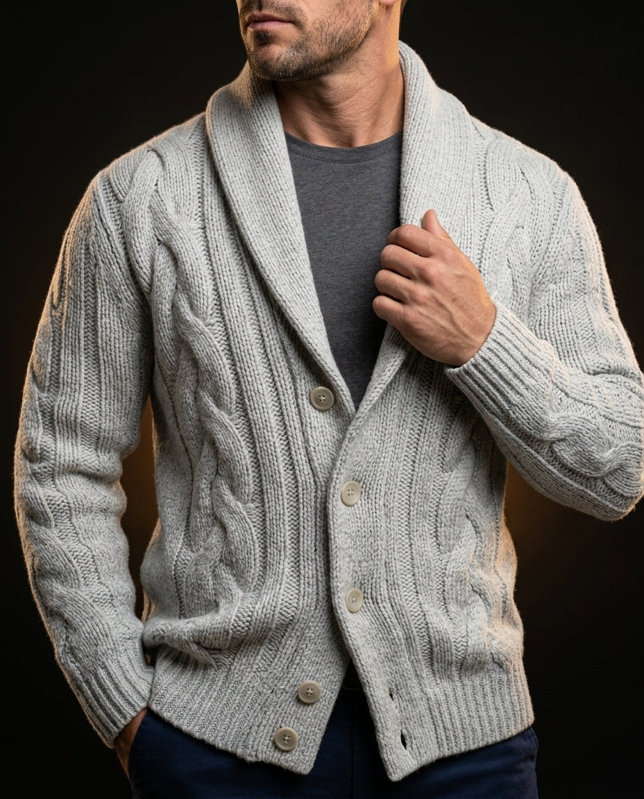 Whitfield Men's Shawl Collar Cardigan