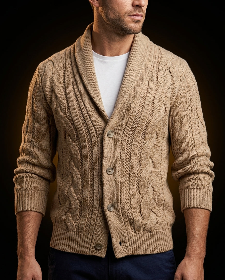 Whitfield Men's Shawl Collar Cardigan