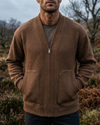 Prescott Men's Oversized Zip Cardigan Jacket