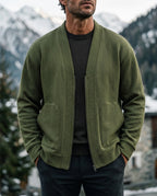 Prescott Men's Oversized Zip Cardigan Jacket