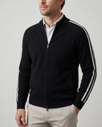 Sutton Men's Merino Wool Zip Cardigan