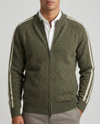 Sutton Men's Merino Wool Zip Cardigan