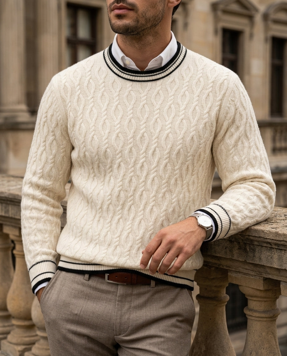 Whitfield Men's Cashmere Crewneck Sweater