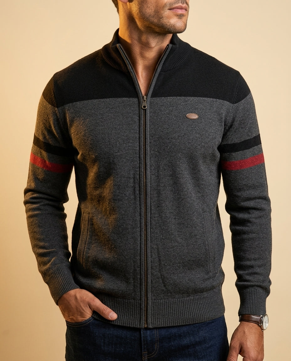 Sutton Men's Zip Up Fleece Jacket