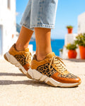 Delaney Women's Leopard Print Sneakers