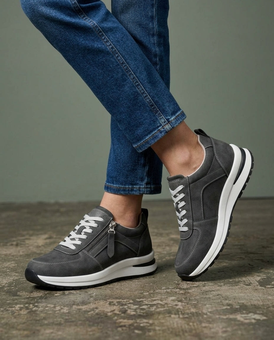 Palmer Women's Vintage Zip Sneakers
