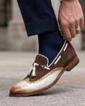 Ellison Men's Brogue Tassel Loafers