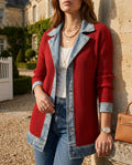 Adeline Women's Knit Denim Jacket