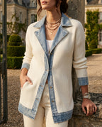 Adeline Women's Knit Denim Jacket