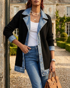 Adeline Women's Knit Denim Jacket