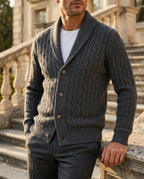 Winslow Men's Wool Blend Knit Cardigan