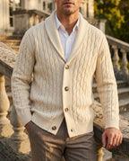 Winslow Men's Wool Blend Knit Cardigan