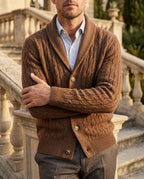 Winslow Men's Wool Blend Knit Cardigan
