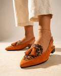 Delaney Women's Tassel Slingback Flats