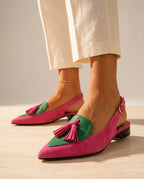Delaney Women's Tassel Slingback Flats