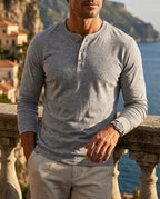 Harrison Men's Long Sleeve Henley