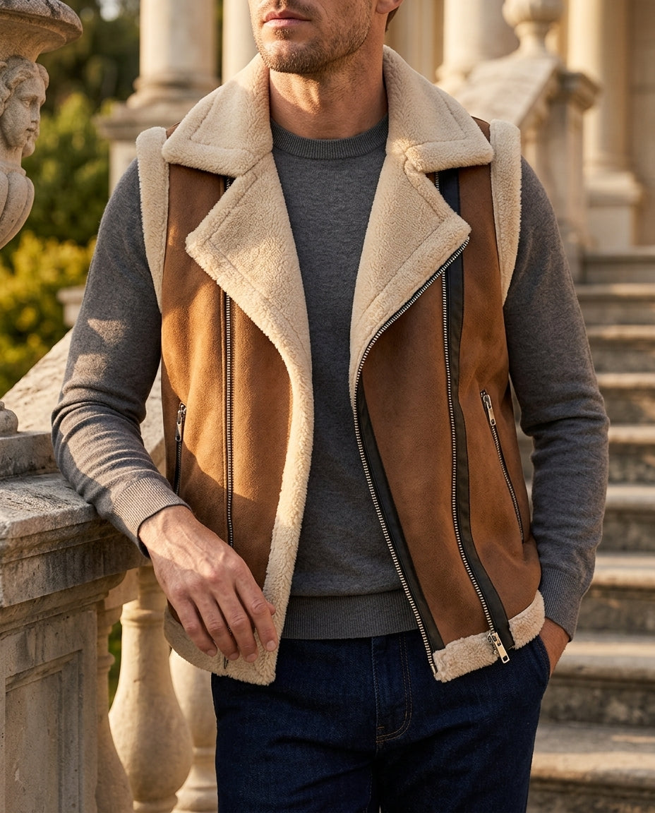 Weston Men's Sherpa Lined Vest