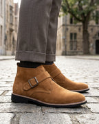 Westbury Men's Monk Strap Chukka Boots