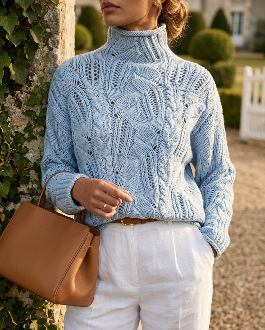 Eleanor Women's Cashmere Cable Knit Sweater