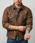 Sterling Men's Waxed Cotton Cruiser Jacket